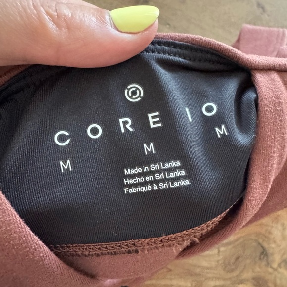 Core 10 brown cut out sport yoga Bra size medium - Picture 5 of 5